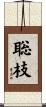 聡枝 Scroll