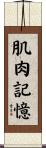 肌肉記憶 Scroll