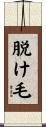脱け毛 Scroll
