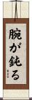 腕が鈍る Scroll