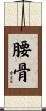 腰骨 Scroll