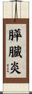 膵臓炎 Scroll