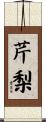 芹梨 Scroll
