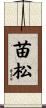 苗松 Scroll