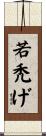 若禿げ Scroll