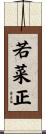 若菜正 Scroll