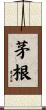 茅根 Scroll