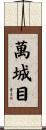 萬城目 Scroll