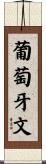 葡萄牙文 Scroll