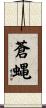 蒼蝿 Scroll