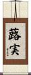 蕗実 Scroll