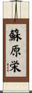 蘇原栄 Scroll