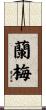 蘭梅 Scroll