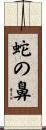 蛇の鼻 Scroll