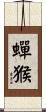 蟬猴 Scroll