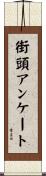街頭アンケート Scroll