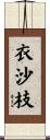 衣沙枝 Scroll