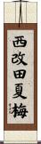 西改田夏梅 Scroll
