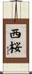 西桜 Scroll