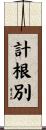 計根別 Scroll