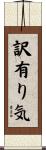 訳有り気 Scroll