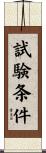 試験条件 Scroll