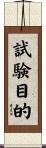 試験目的 Scroll
