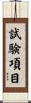 試験項目 Scroll