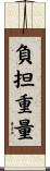 負担重量 Scroll