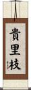 貴里枝 Scroll
