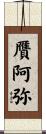 贋阿弥 Scroll