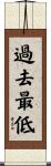 過去最低 Scroll