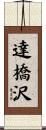 達橋沢 Scroll