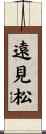 遠見松 Scroll
