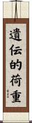 遺伝的荷重 Scroll