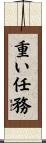 重い任務 Scroll
