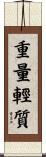 重量輕質 Scroll