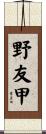 野友甲 Scroll