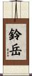 鈴岳 Scroll