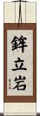 鉾立岩 Scroll