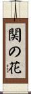 関の花 Scroll