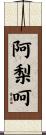 阿梨呵 Scroll