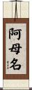 阿母名 Scroll