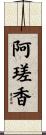 阿瑳香 Scroll