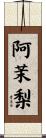 阿茉梨 Scroll