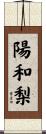 陽和梨 Scroll