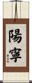 陽寧 Scroll