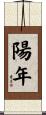 陽年 Scroll