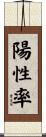 陽性率 Scroll