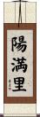陽満里 Scroll
